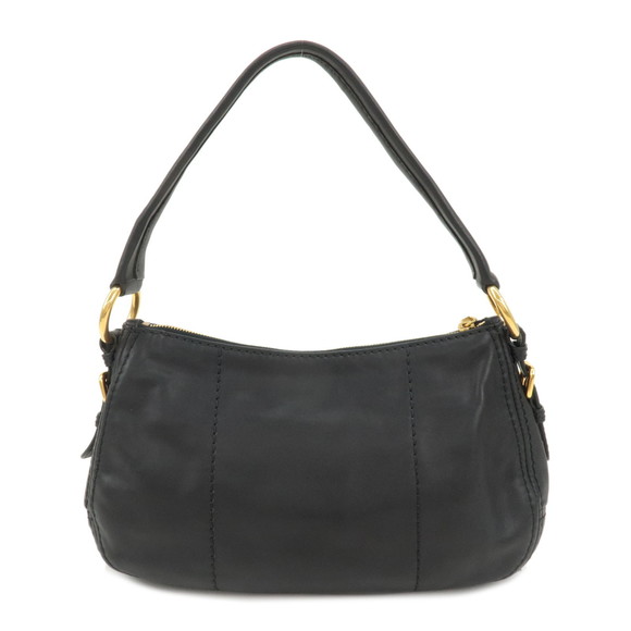 Prada Leather One Shoulder Bag Black - Picture 2 of 12